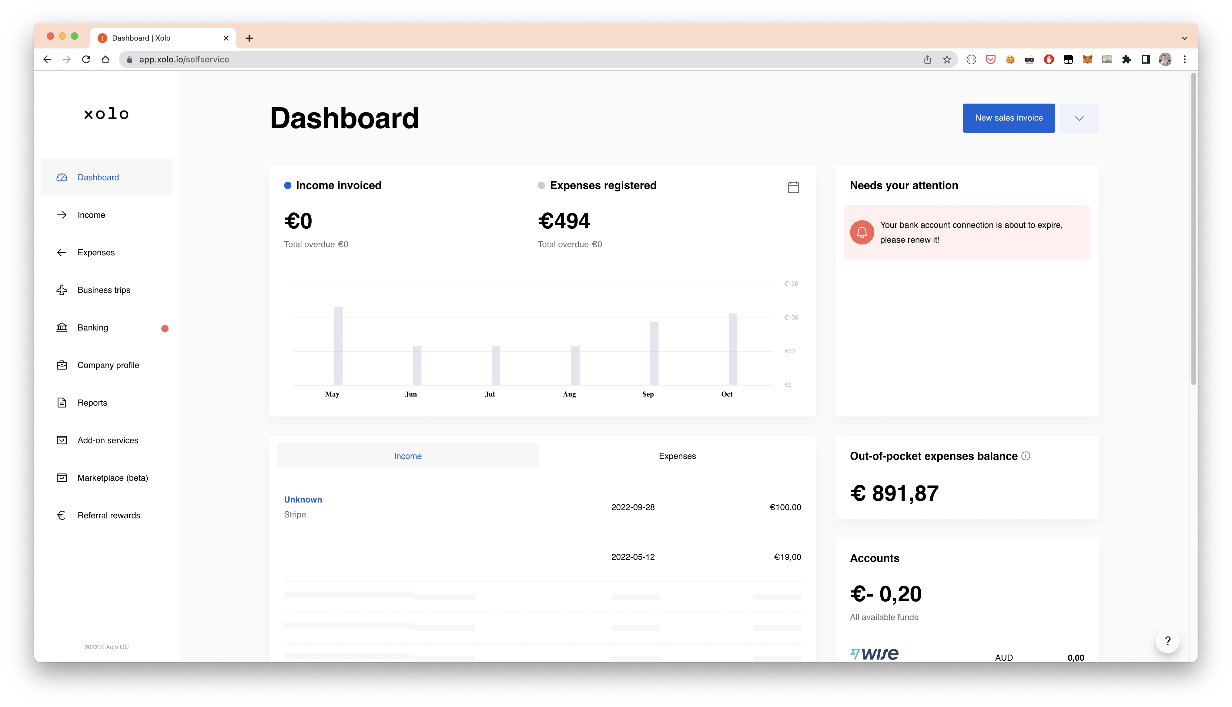 dashboard